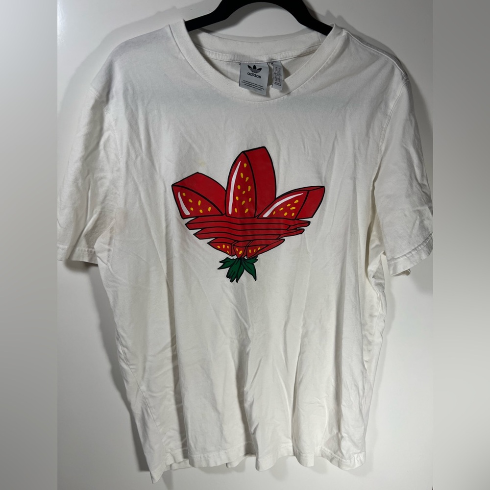 Adidas Strawberry Graphic Tee size XL extra large